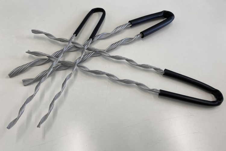 アルミ線用引留グリップの写真