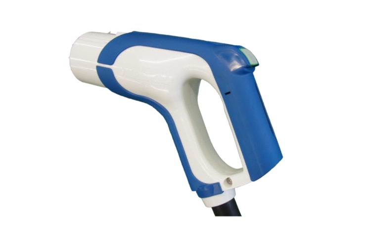 電気自動車急速充電器用コネクタ(CHAdeMO仕様)の写真