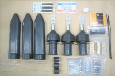 ゴムモールドストレスコーン型 屋内外終端接続材料の写真