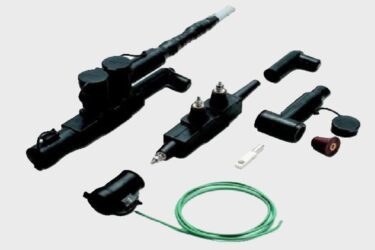 架空ケーブル接続体の写真